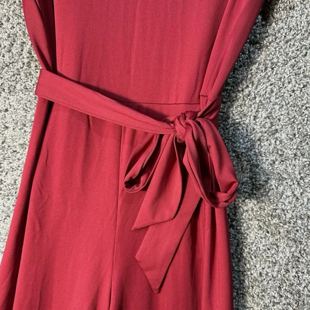 BLENCOT Jumpsuit Short Sleeve Casual v Neck Belted SZ Large NWOT - Picture 8 of 10